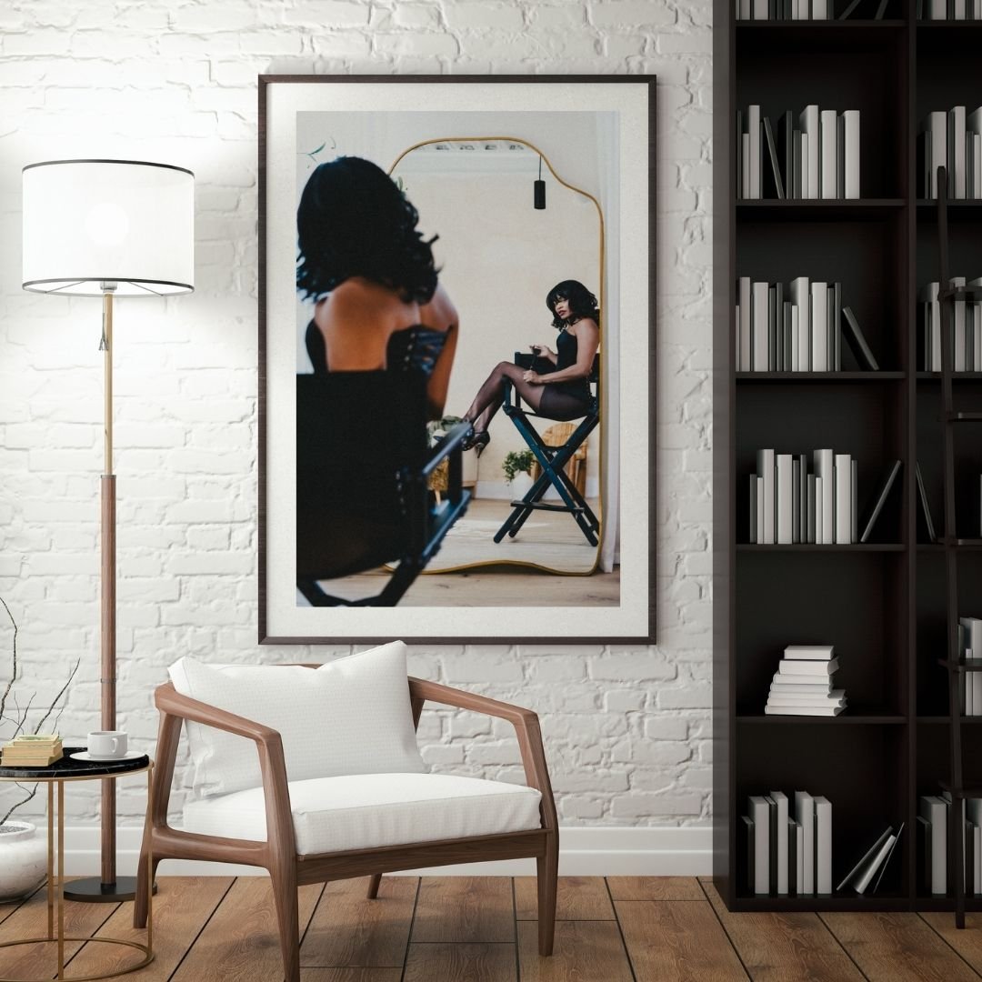 MIstress Sugar Framed digital print