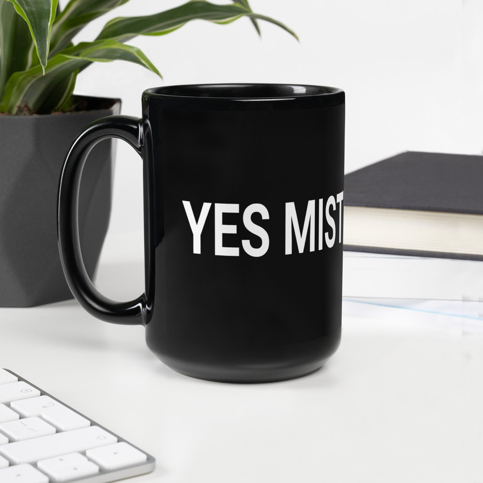 Yes Mistress Sugar Black Coffee Mug
